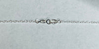 Sterling Silver Genuine Faceted 4mm Turquoise Beads & Silver Glittered Star of David Charm 16” Bar Necklace