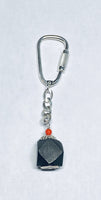 Sterling Silver Azabache Jet Ecce Homo "Gran Poder de Jesus" Key Chain