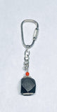 Sterling Silver Azabache Jet Ecce Homo "Gran Poder de Jesus" Key Chain