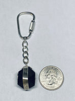 Sterling Silver Azabache Jet Our Lady of Guadalupe Medals Key Chain