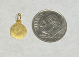 14 Karat Yellow Gold Our Lady of Guadalupe 8mm Baby Medal