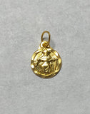 14 Karat Yellow Gold Holy Infant of Atocha "Niño de Atocha" 8mm Baby Medal