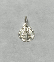 Sterling Silver Saint Barbara 8mm Baby Medal