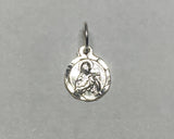 Sterling Silver Therese of Lisieux "The Little Flower" 8mm Baby Medal