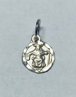 Sterling Silver Holy Infant of Atocha "Niño de Atocha" 8mm Baby Medal