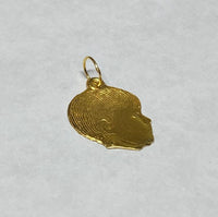 14K Boy Head Charm