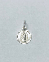 Sterling Silver Our Lady of Guadalupe 8mm Baby Medal