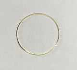 10Kt Yellow Gold Polished Handmade Kid's Bangle