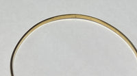 10Kt Yellow Gold Polished Handmade Kid's Bangle