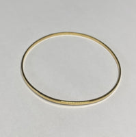 10Kt Yellow Gold Polished Handmade Kid's Bangle