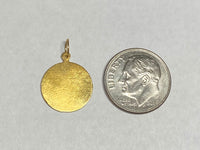 14 Karat Yellow Gold "Gran Poder de Jesus" ECCE Homo Face of Jesus 13mm Medal