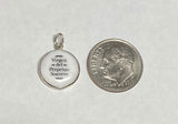 Sterling Silver Enameled Our Lady of Perpetual Help "Perpetuo Socorro" 13mm (0.50") Medal