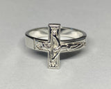 Sterling Silver Crucifix Ring