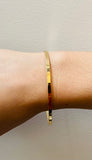 14Kt Yellow Gold Polished Handmade 2.7mm Bangle