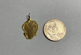 14 Karat Yellow Gold Large Boy Head Charm