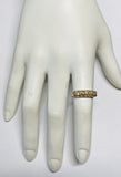 Vintage NOS 1960's 14 Karat Yellow Gold and 1/10ct Genuine Diamond Ladies Wedding Band