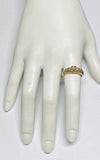 Vintage NOS 1960's 14 Karat Yellow Gold and Genuine Diamond Ladies Wedding Ring