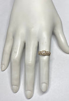 Vintage NOS 1960's 14 Karat Yellow Gold and Genuine Diamond Ladies Wedding Ring