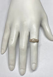 Vintage NOS 1960's 14 Karat Yellow Gold and Genuine Diamond Ladies Wedding Ring