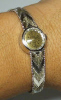 Vintage NOS 1960's Vulcain 17 Jewels Mechanical (Wind up) Sterling Silver Ladies Watch