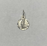 Sterling Silver 8mm St. Lazarus "San Lazaro" Baby Medal