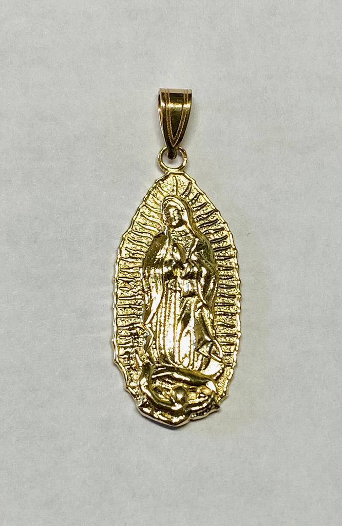 14 Karat Yellow Gold Our Lady of Guadalupe Pendant – G & W