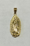 14 Karat Yellow Gold Our Lady of Guadalupe Pendant