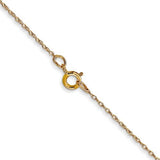 14 Karat Yellow Gold Genuine 5mm Round Ruby Pendant (Available with or without chain)