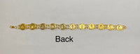 14 Karat Yellow Gold Traditional Catholic Saints Medal Bracelet (7.25" or 8")