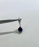 Sterling Silver Genuine 6mm Azabache Jet Black Charm for Pandora Bracelet