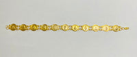 14 Karat Yellow Gold Traditional Catholic Saints Medal Bracelet (7.25" or 8")