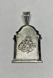 Sterling Silver Saint Rocco "San Roque" 2.38" Chapel Medal