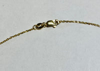 14K Solid Yellow Gold 1mm Cable Link Chain - Dainty - Perfect Pendant Chain