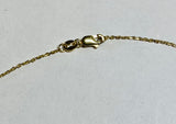 14K Solid Yellow Gold 1mm Cable Link Chain - Dainty - Perfect Pendant Chain