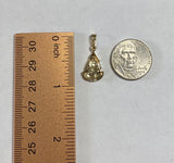 14 Karat Yellow Gold Our Lady of Charity "Caridad del Cobre" Pendant