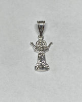 Sterling Silver Divino Niño Jesus de Bogota "Divine Child Jesus" Pendant