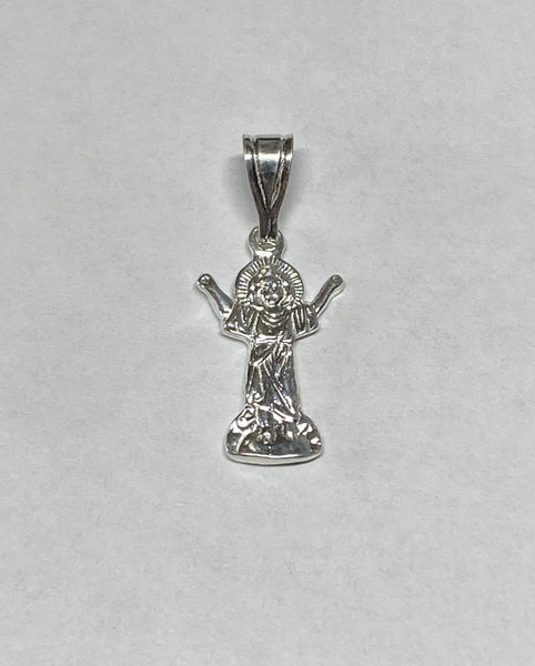 Sterling Silver Divino Niño Jesus de Bogota "Divine Child Jesus" Pendant