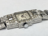 Vintage Antique 12 Carat Diamond and Platinum Cocktail Watch