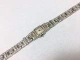 Vintage Antique 12 Carat Diamond and Platinum Cocktail Watch