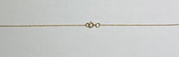 14 Karat Yellow Gold Genuine Azabache Jet Heart 16" Necklace