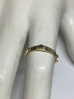 14 Karat Yellow Gold Rosary Ring