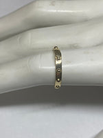 14 Karat Yellow Gold Rosary Ring