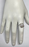 10 Karat White Gold Genuine 10mm Freshwater Pearl Swirl Ring