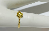 10 Karat Yellow Gold Girls/Ladies Daisy Ring