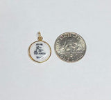 Vintage NOS 10K Yellow Gold Miraculous Virgin Mary "Milagrosa" 12.8mm Medal