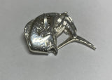 Sterling Silver and Genuine Diamond Bull Dolphin "Mahi-Mahi" Fish Pendant