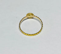 10 Karat Yellow Gold Girls/Ladies Sunburst Ring