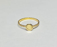 10 Karat Yellow Gold Girls/Ladies Sunburst Ring