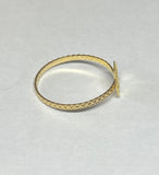 14K Yellow Gold San Lazaro "Anillo de Medallita" 8mm Medal Ring