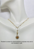 14 Karat Yellow Gold and Genuine 3.5mm Freshwater Pearls Add-A-Charm Curb Link Necklace